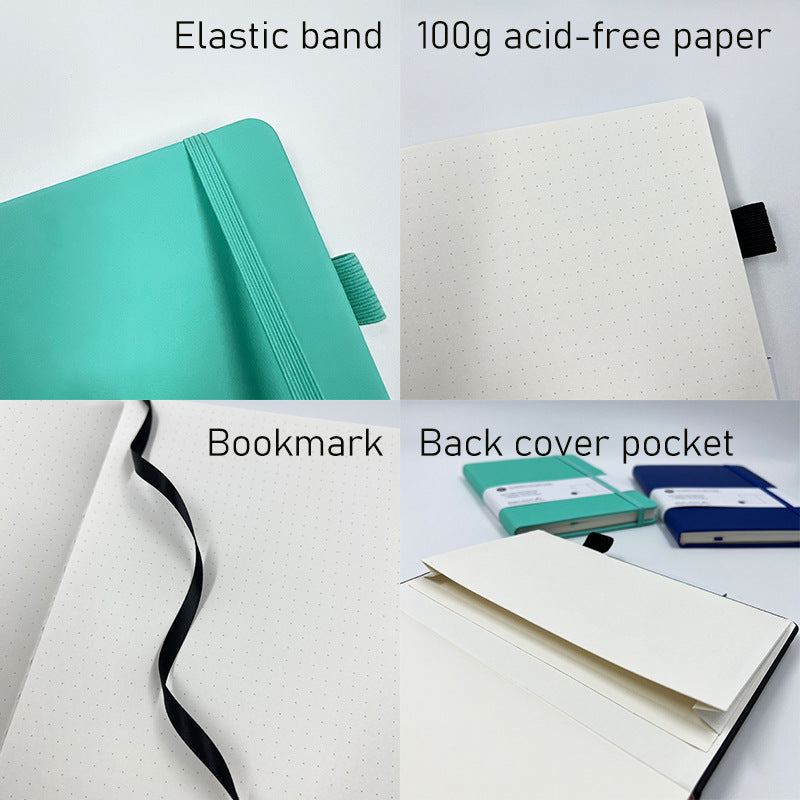 Paper al por mayor A5 Strap Business Office Book Student Ledger Notebook